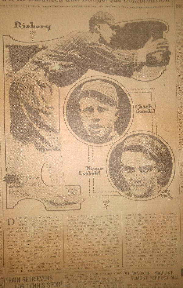 Early Baseball Newspaper Memorabilia