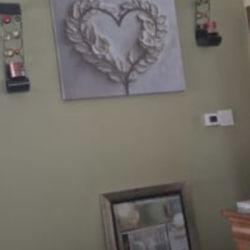 Heart Canvas 30x 40 Wood Canvas