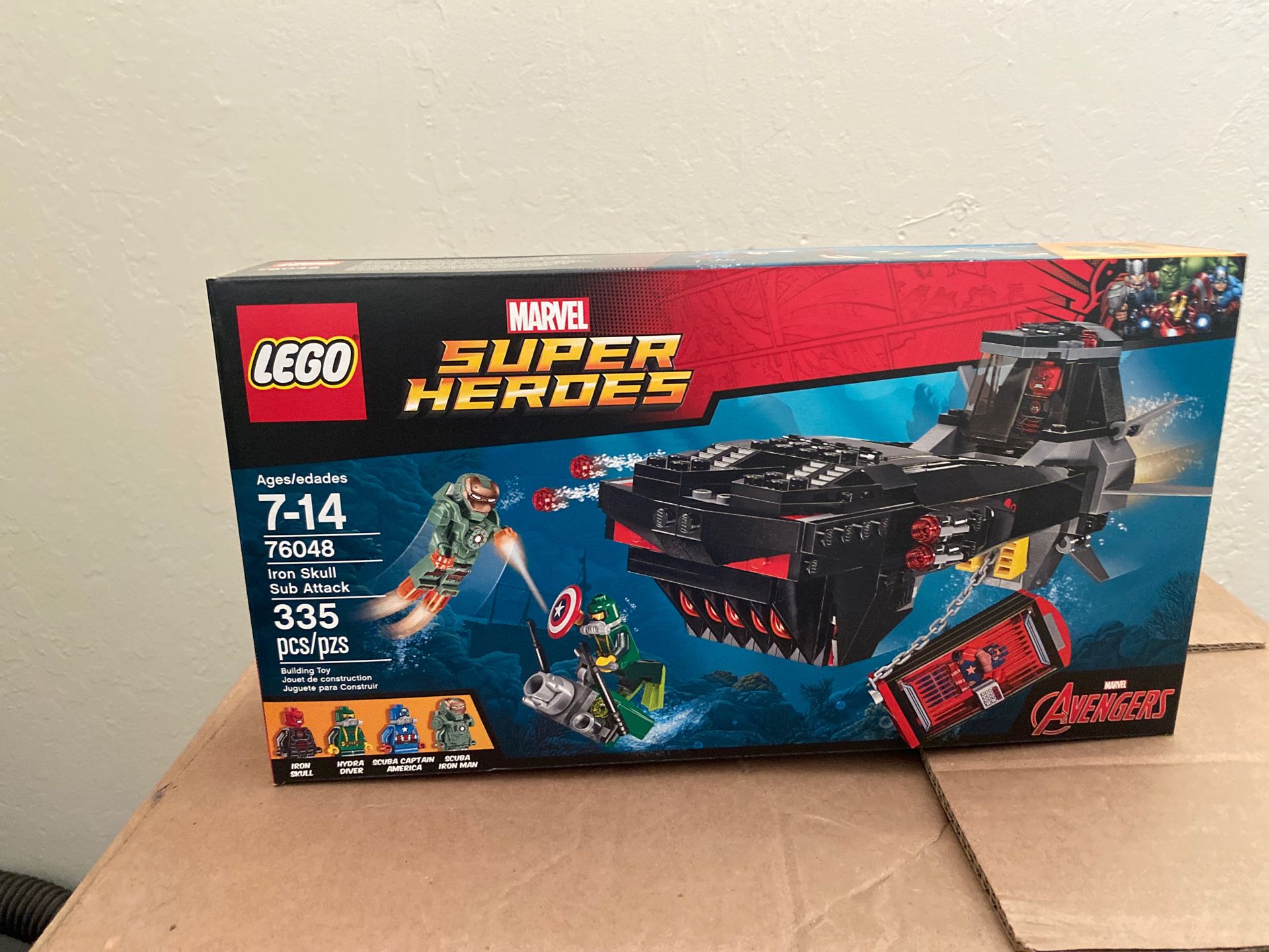 Lego Marvel 76048 Iron Skull Sub Attack