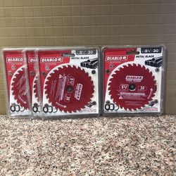 Diablo Metal Blades 4 Pcs ( Located in Hawthorne )( NO DELIVERY)