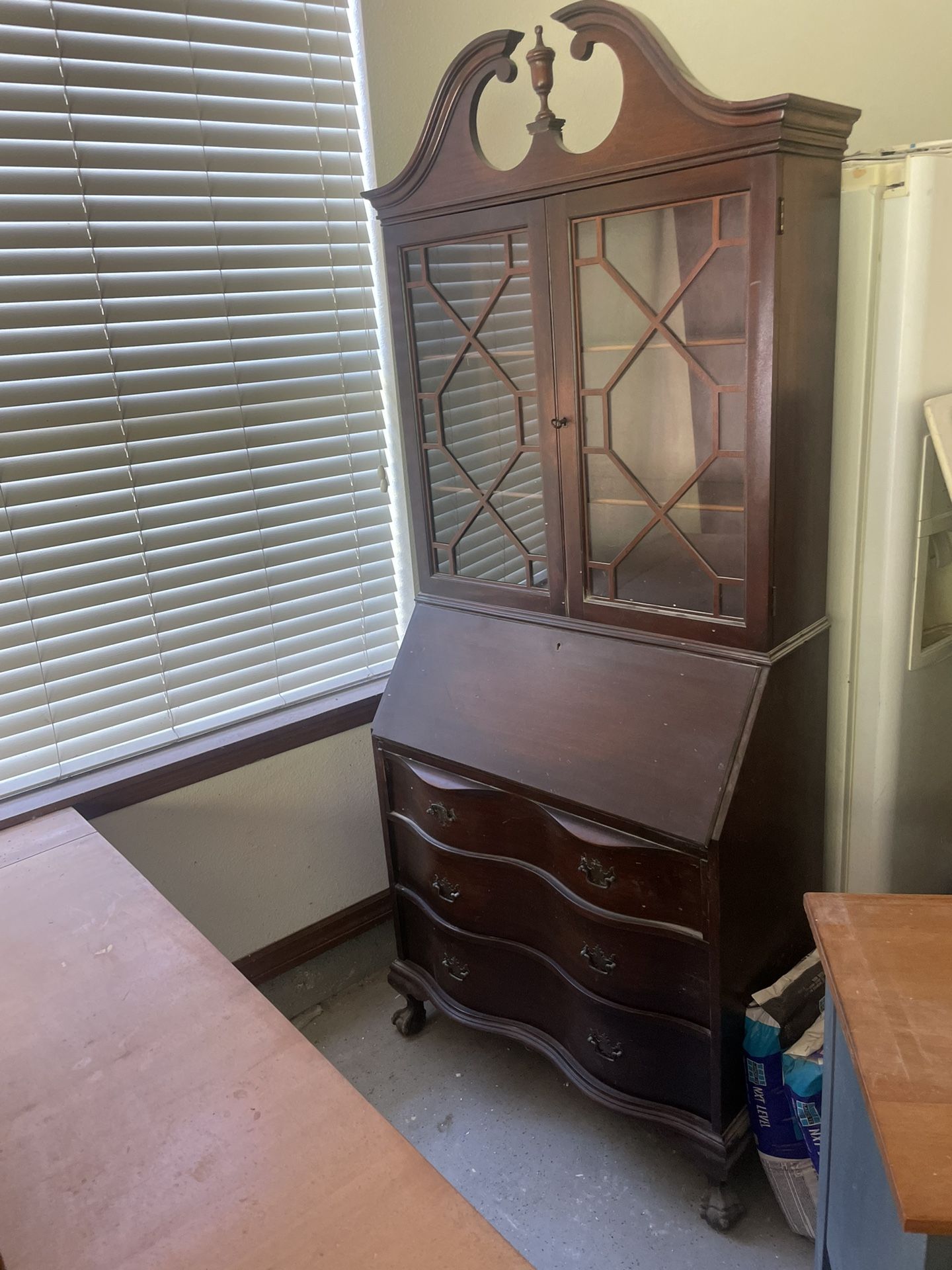 Antique Mahogany Secretary Desk