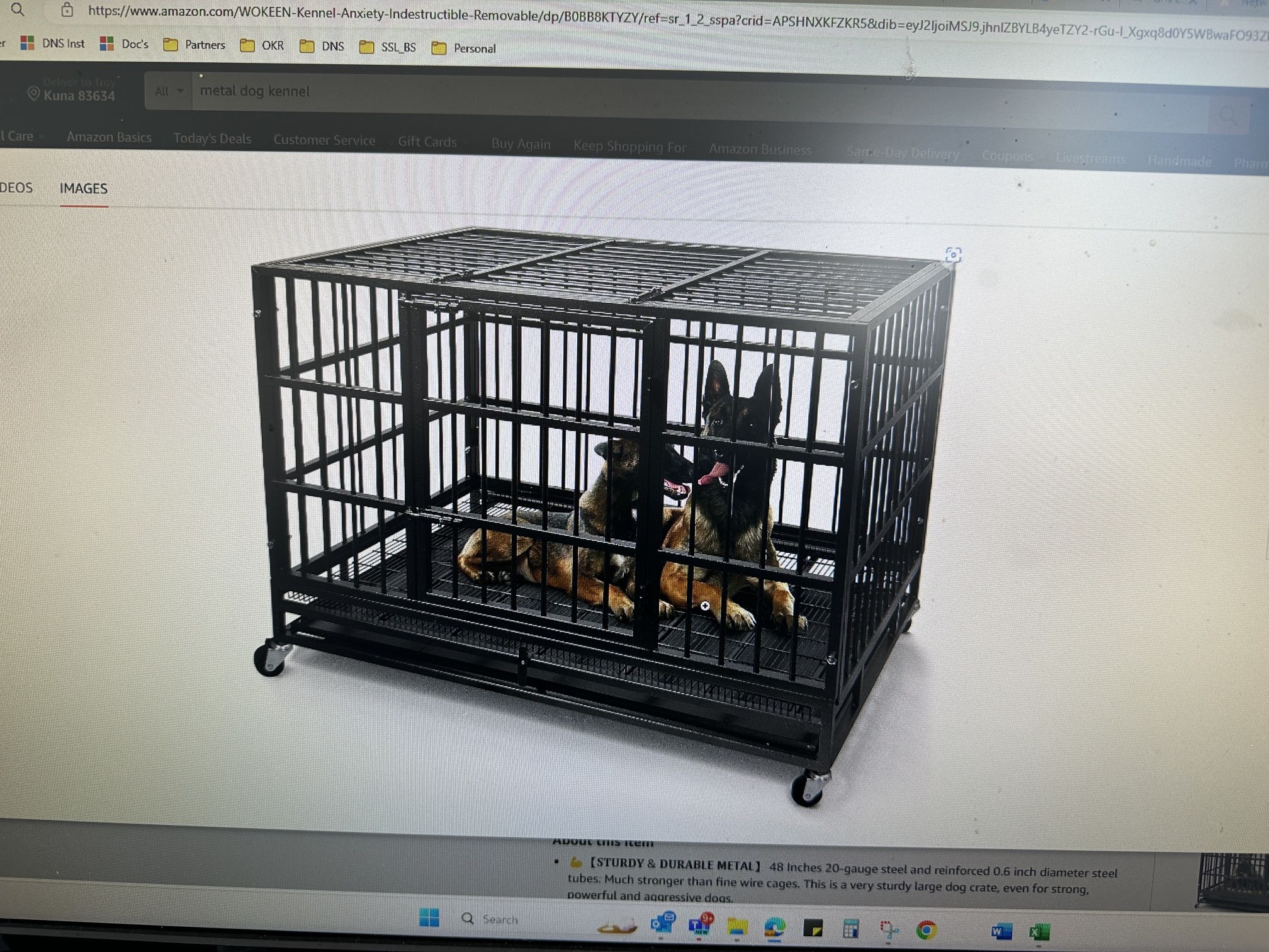 Dog Kennel (Metal) 