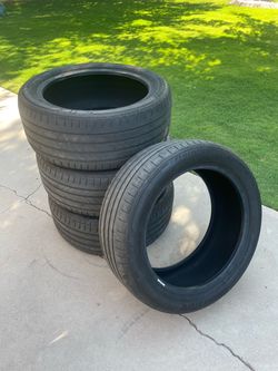 Set of 4 Used Bridgestone Turanza T005 tires