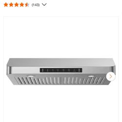 VIKIO 30 in. 900 CFM Ducted Under Cabinet Range Hood in Stainless Steel with 3 -Way Venting and Removable LED