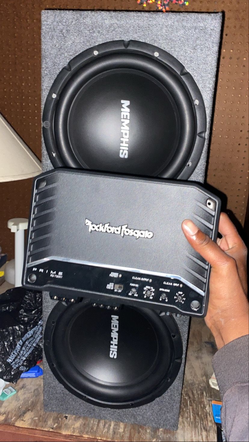 Rockford Amp And Memphis 12’s