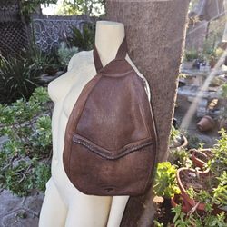 Ellington Brown Leather Backpack