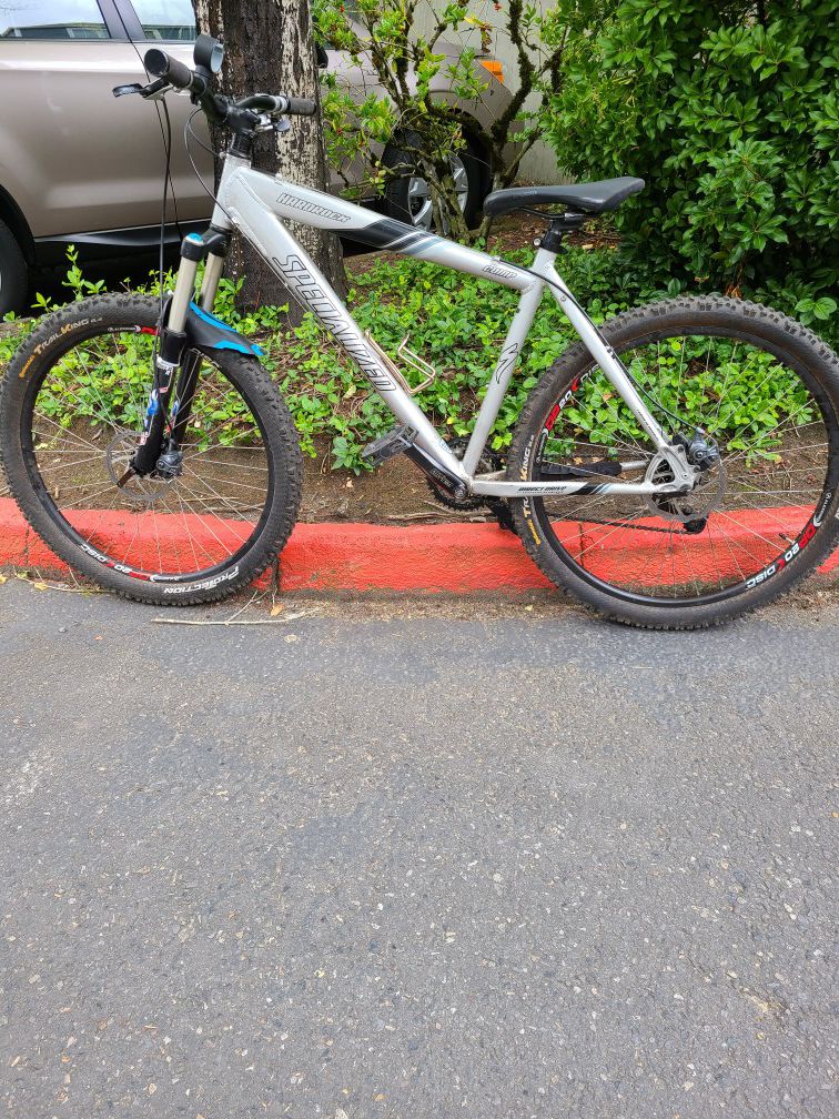 Specialized hard tail mountain bike