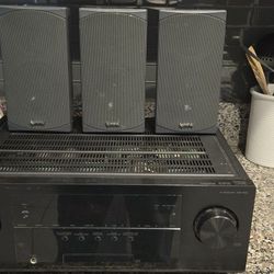Pioneer VSX-822-k receiver & Infinity HTS-SAT satellite speakers