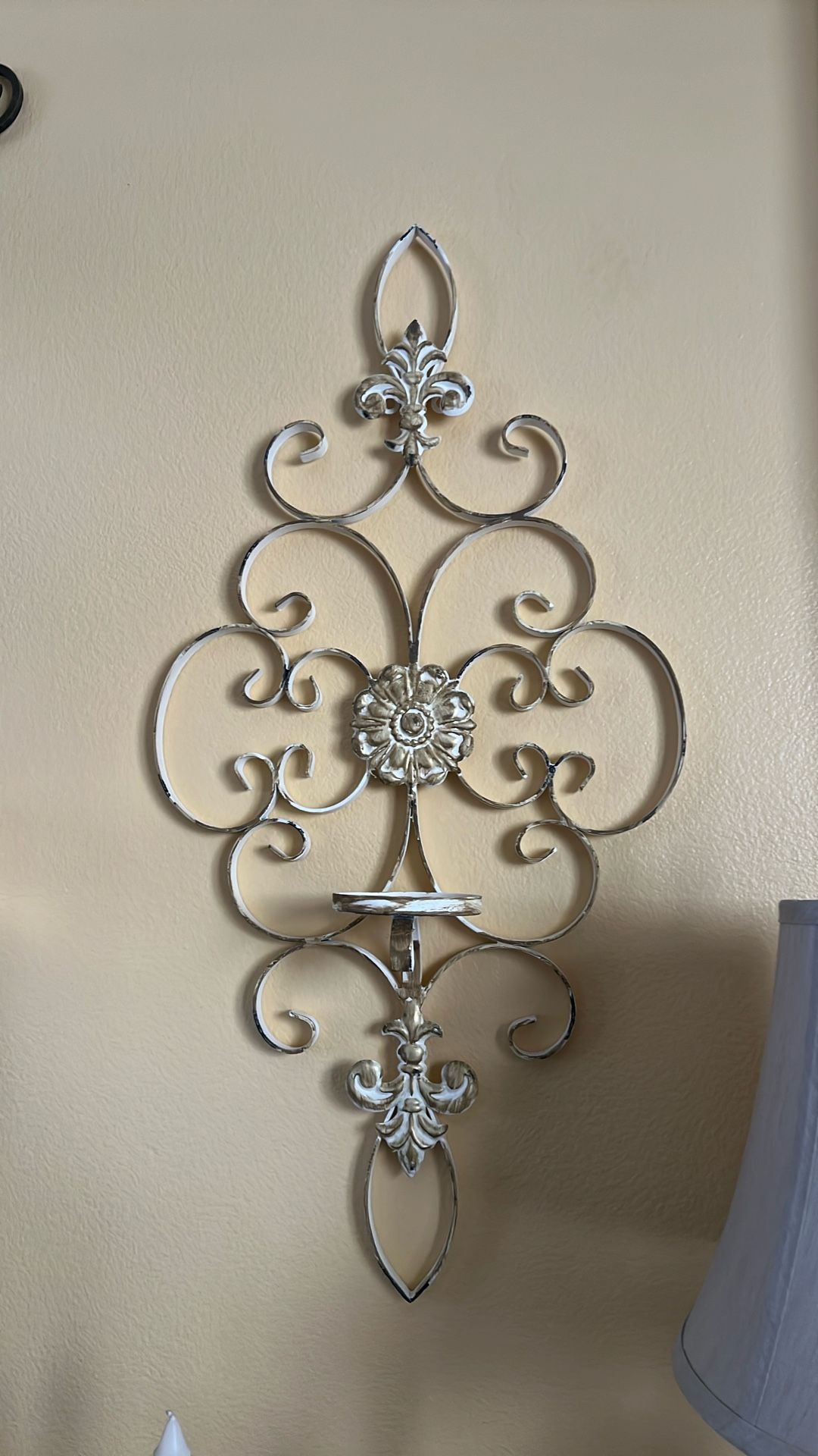 One Pair Of Metal Wall Sconces