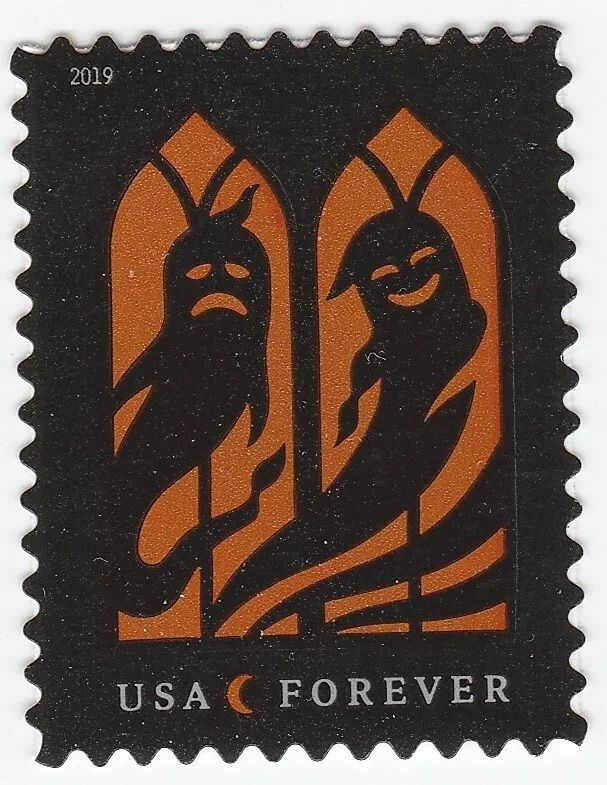 Spooky Silhouettes Forever Stamp