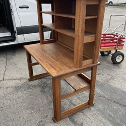antique wooden desk