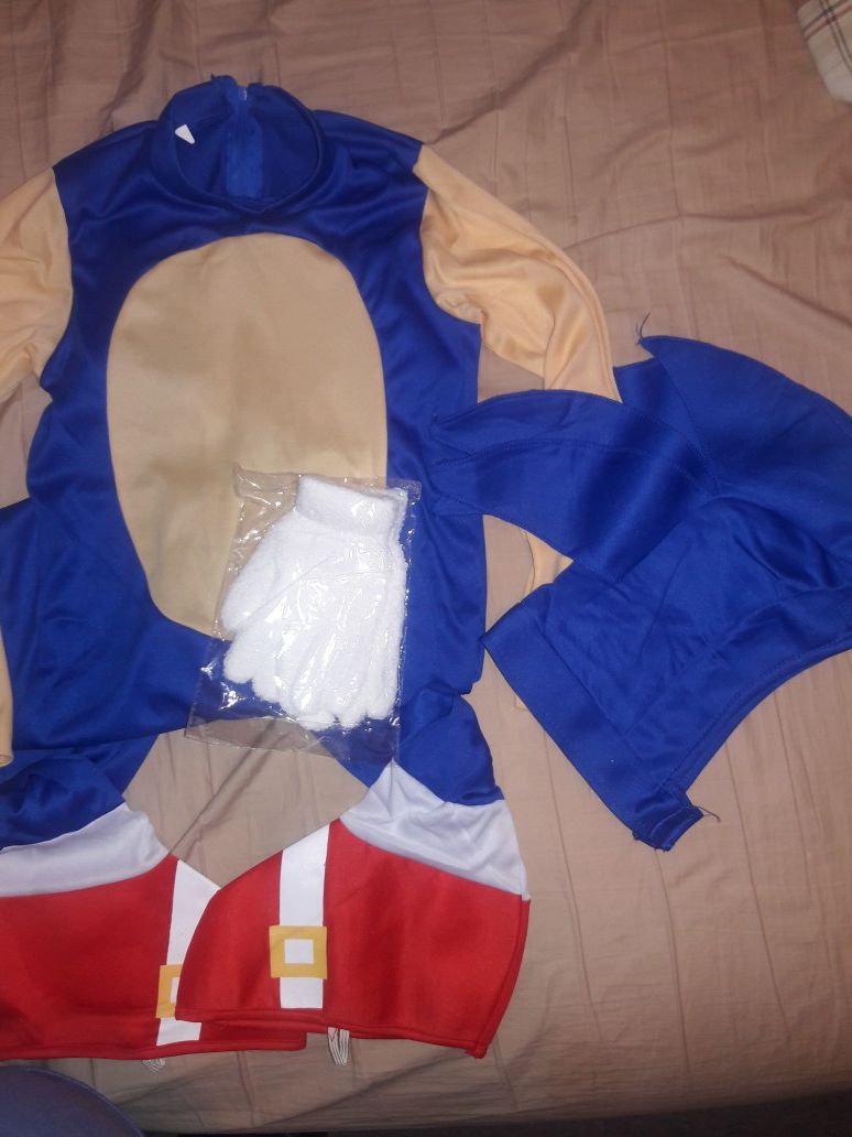 Sonic costume size med kids