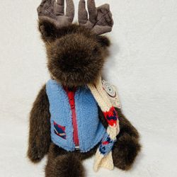 14” Boyd’s Bears Moose Gustaf Mooseltoff Anthro Moose Plush