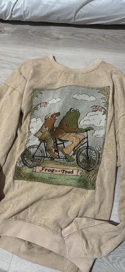 Frog and Toad Sweater Retro 90s Hoodie XL