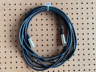 20’ Professional Low-noise Mic XLR Cable