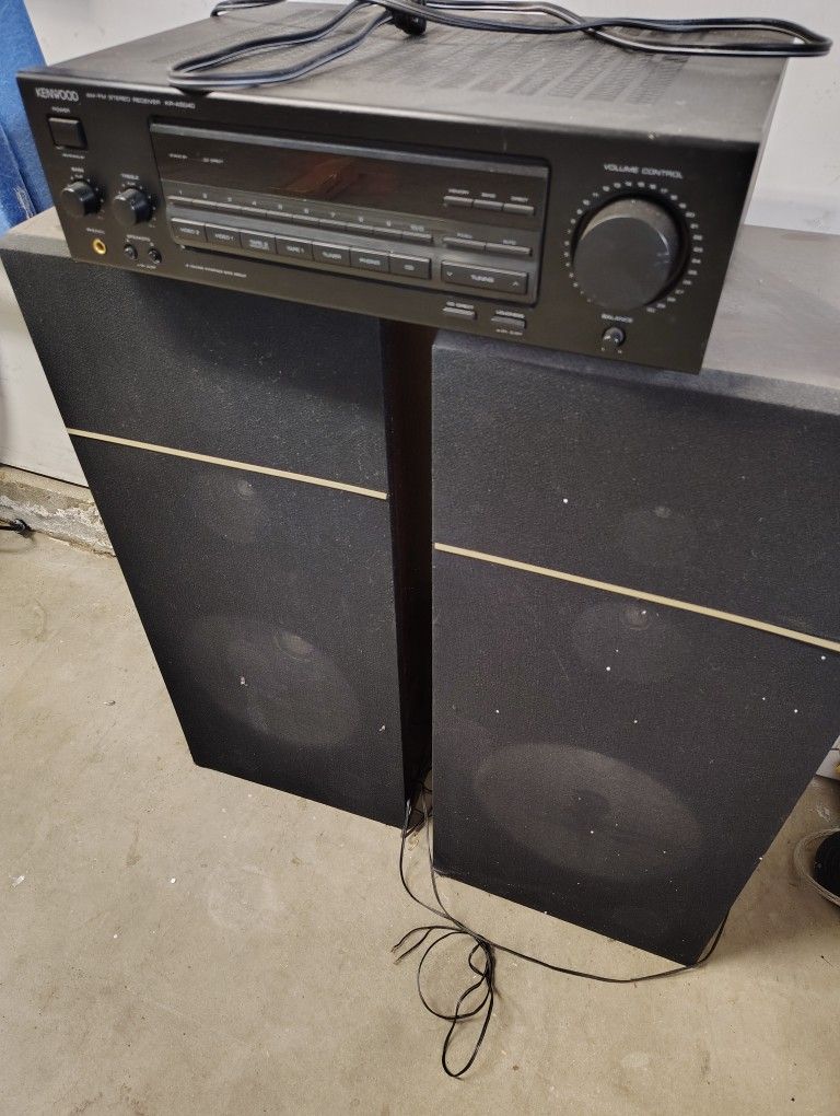 Receiver And 2 Speakers