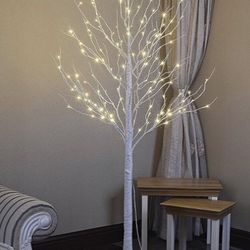White Led Light Tree
