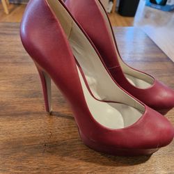 Never Worn Red Aldo Heels