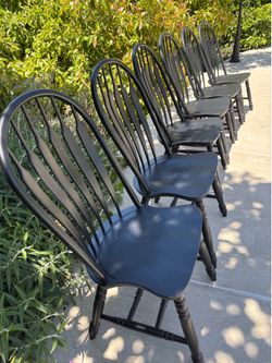 Oak Windsor chairs