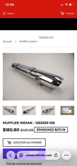 Motorcycle exhaust system