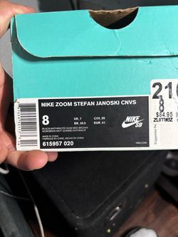 Nike SB Zoom Stefan Janoski CNVS Size 8