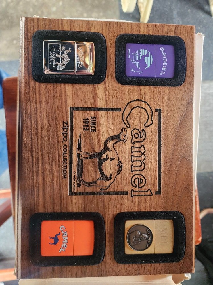 Vintage Collectible Camel Zippo Lighters