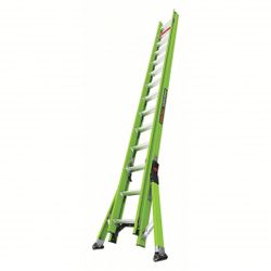  LITTLE GIANT Extension Ladder: 28 ft Industry Ladder Size, 28 ft Extended Ladder Ht, Step