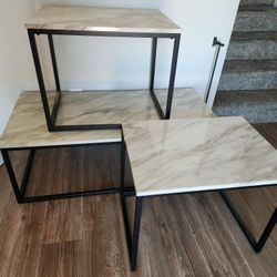 End Tables And Coffee Table