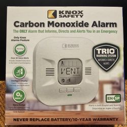 Knox Safety Plugin Carbon Monoxide Detector 7200 - White