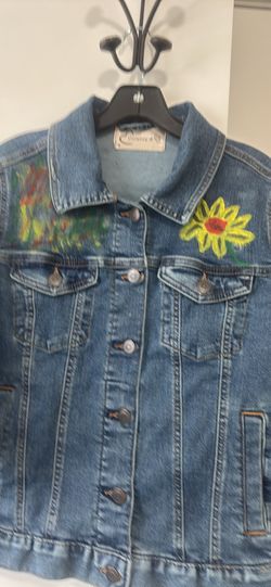 Denim Hand made jacket