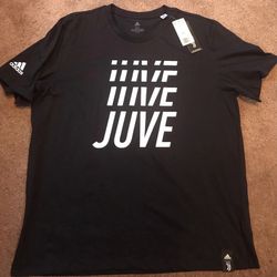 Adidas Juventus Juve DNA Graphic T-Shirt Black DX9206 Men’s Size XXL