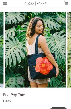Aloha Xchng Pua Pop Tote