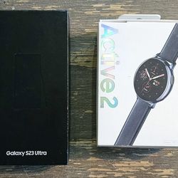 Samsung Galaxy S23 Ultra & Samsung Galaxy Watch Active 2