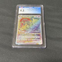 🔥Mewtwo Vstar Rainbow 9.5🔥
