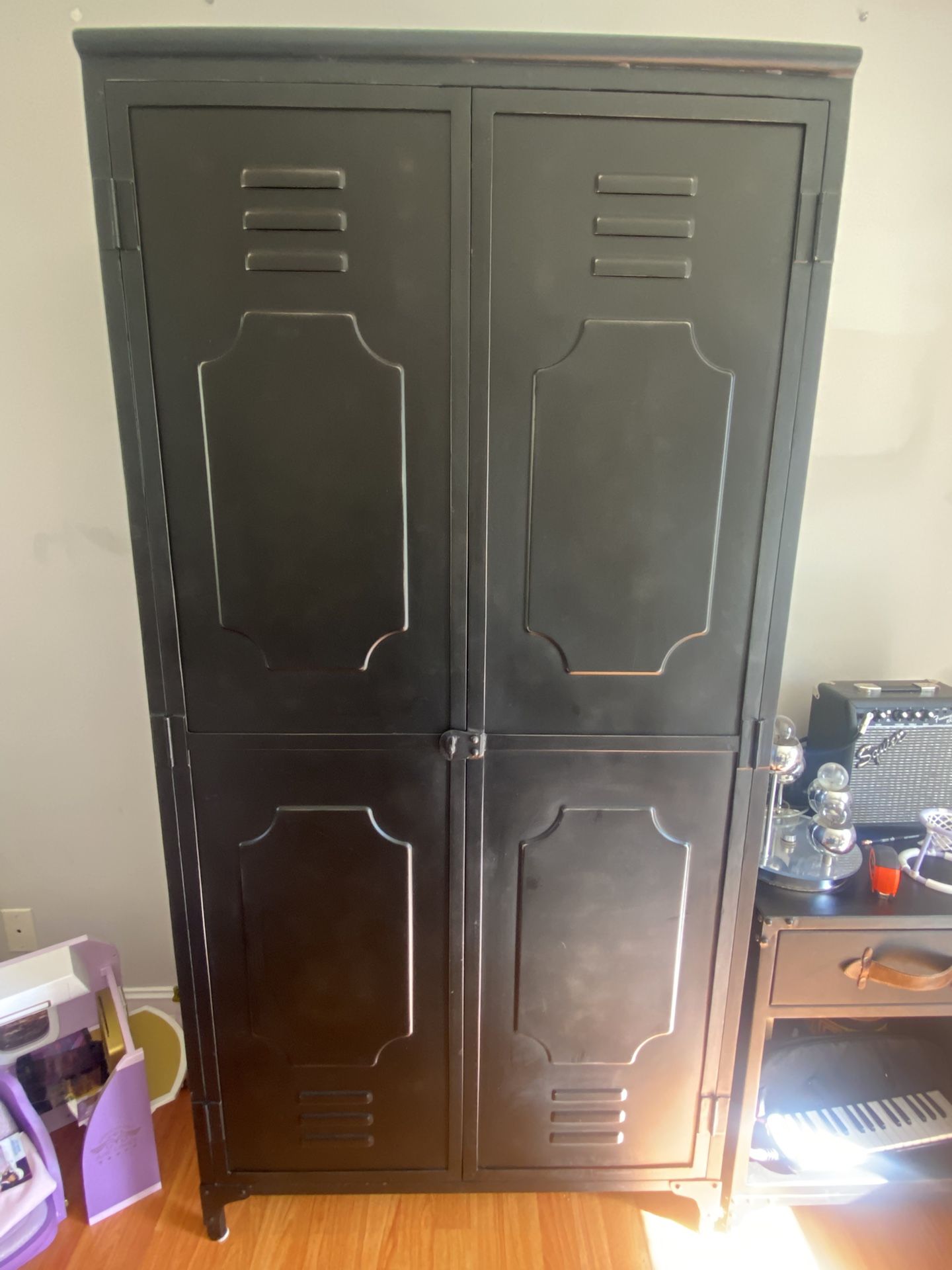LOCKER ARMOIRE/closet - restoration hardware