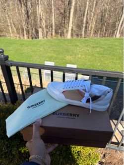 Authentic Burberry Sneakers Size 8.5 Excellent Condition