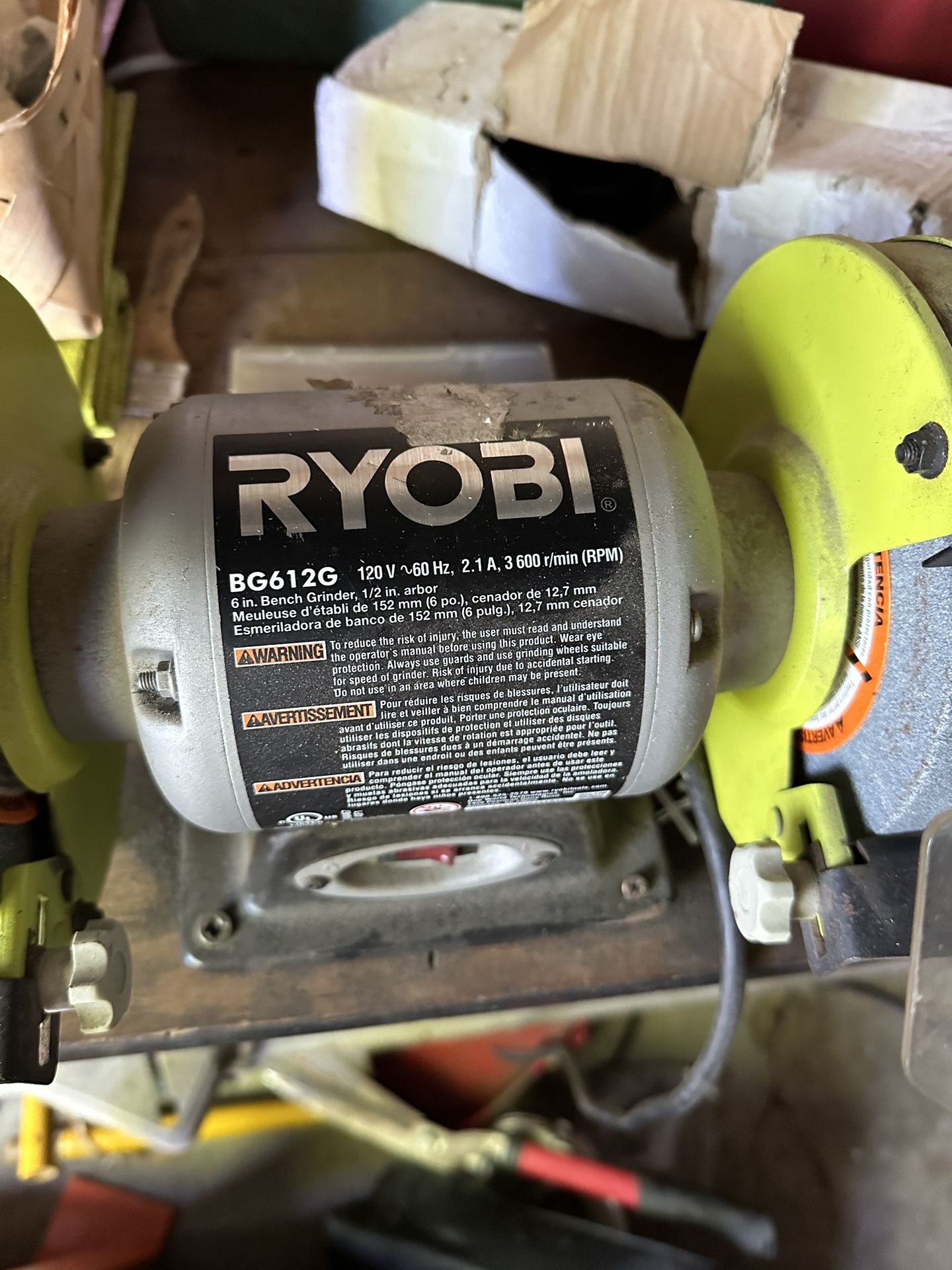 Ryobi Bench Grinder 