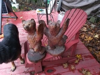 Dancing Bears His And hers Chainsaw Art.