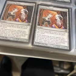 Mtg2x Moon Ring Mirror Kamigawa Rare Mint 