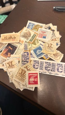 Lot Number Eight Vintage Stamps