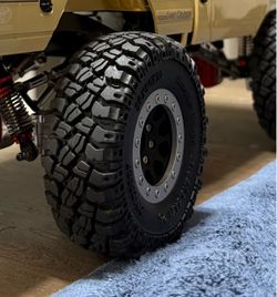 Rc rock crawler wheels and tires 1.55in rims 90mm tires