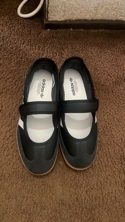Adidas Originals Samba Jane J - Black/White - Youth 6 (Fits Women's 6)