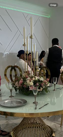 10 Gold Candelabras