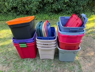 16 Different Colors Plastic Storage Containers/Boxes…All For One Price !!!!!