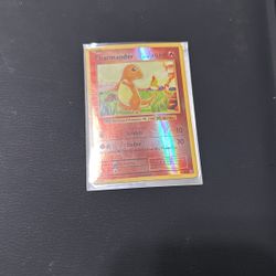 Basic Charmander Shiny Pokemon Card