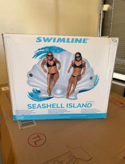72” sea shell pool float