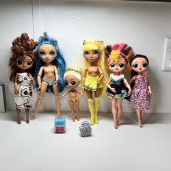 LOL Surprise OMG Fashion Doll Lot 6 pieces 