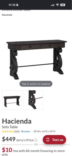 Sturdy office desk / console table