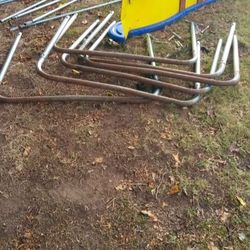 Trampoline Bigger One With Net,Slide,Spring Cover.