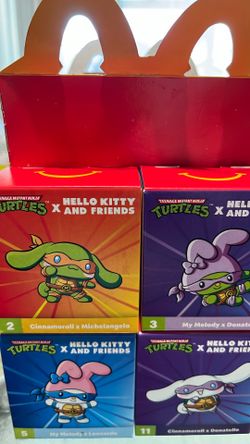 Hello Kitty TMNT Happymeal Toys $30 For The Set